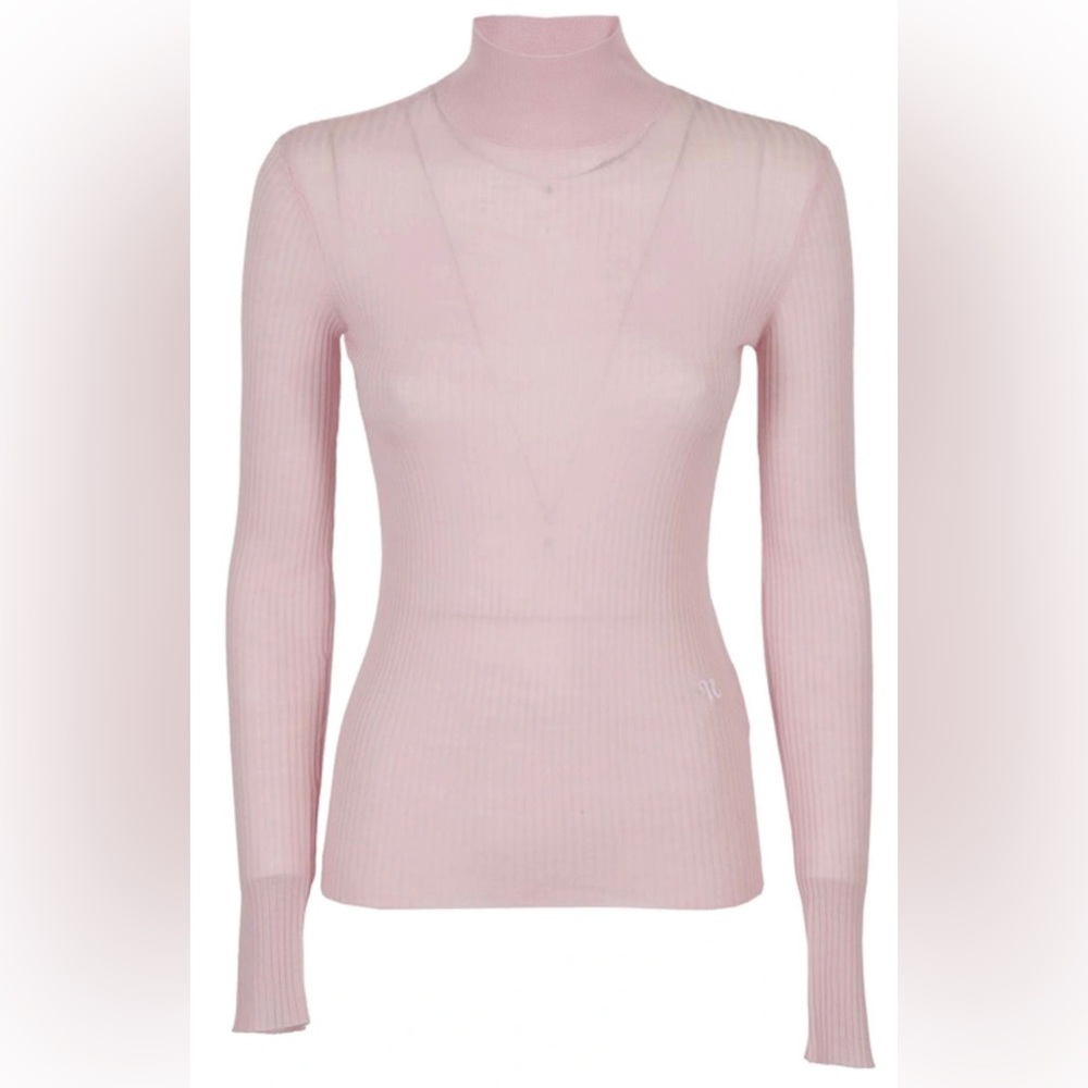 Nanushka Harri Rib-Knit Pink Sweater Size XS NWT - Picture 4 of 14